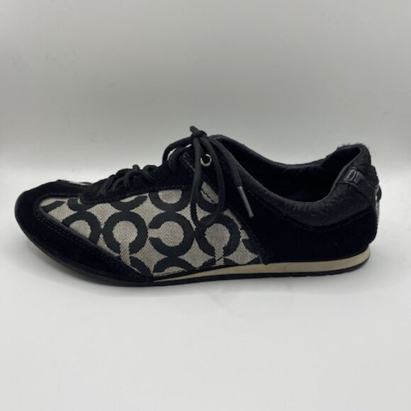 EUC Coach Suede And Canvas Sneakers - Picture 5 of 9